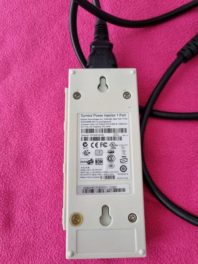 motorola symbol injector güç adaptörü ve güç kablosu - 3