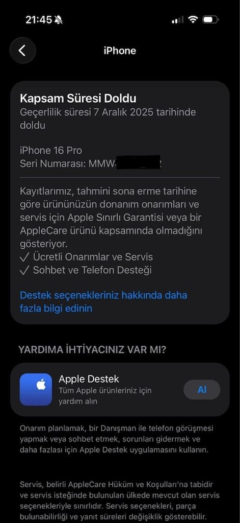 temiz yd 16 pro 256gb - 8