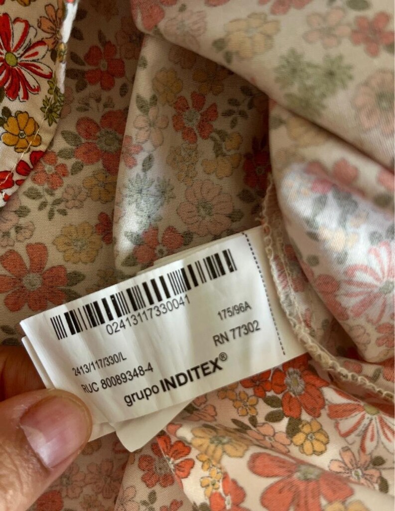 Zara çiçekli gömlek - 12