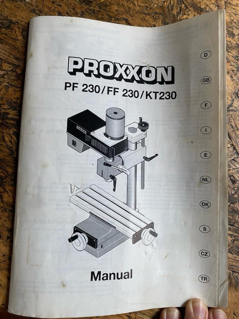 Proxxon FF 230 Masaüstü Freze Makinesi - 8