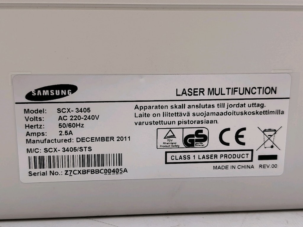 Samsung SCX-3405 Monokrom Lazer Çok Fonksiyonlu Yazıcı - 2