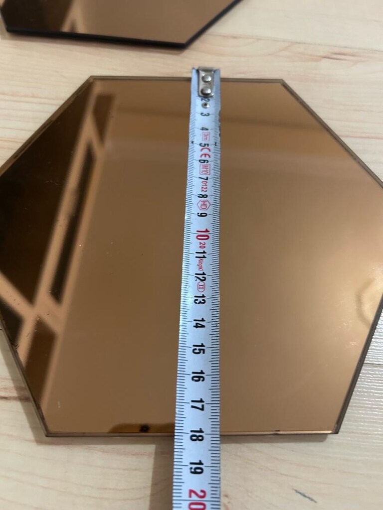 Dekoratif Altıgen Aynalar - 13