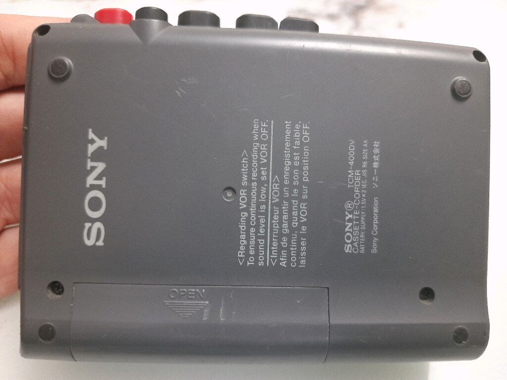 Sony Walkman TCM-400DV Ses Kayıt - 8
