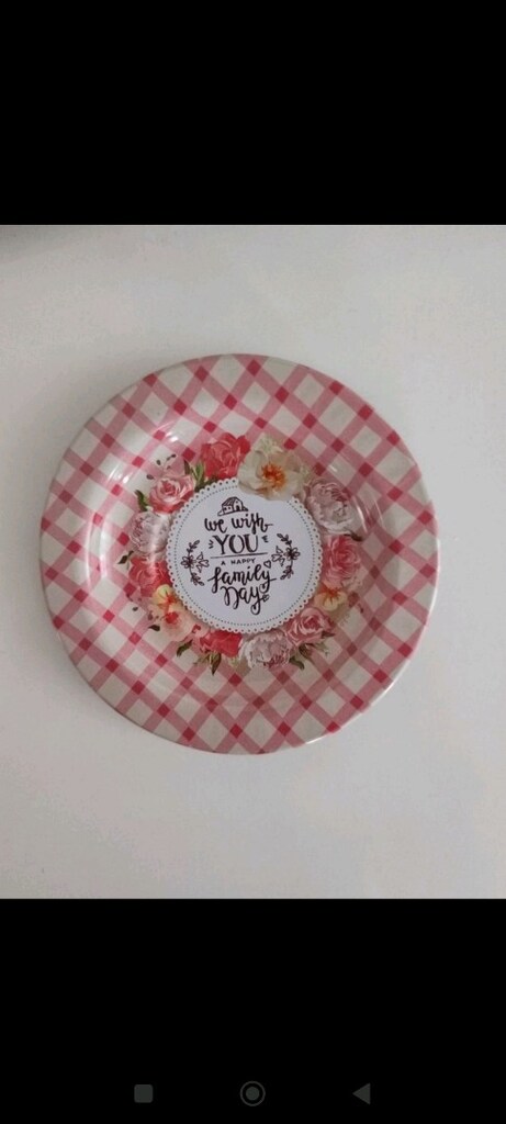 6'lı Pembe Ekose Desenli Set - 2