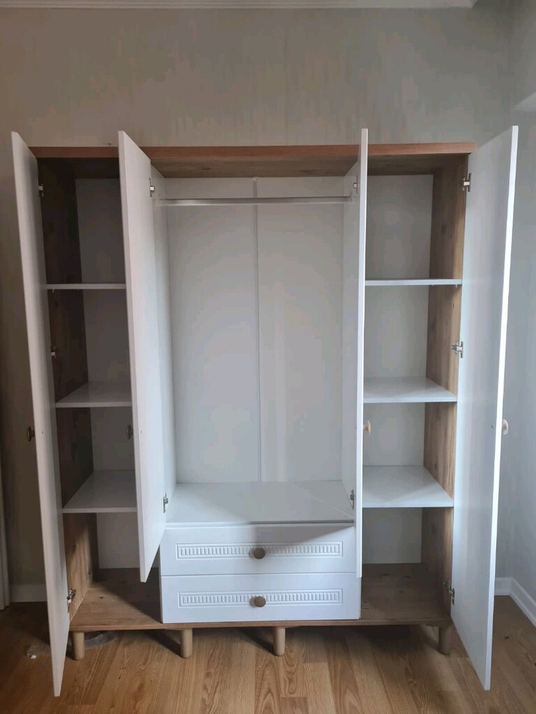 gardırop 4kapaklı bohem 160x2 ölçü toptan perakende satış - 3