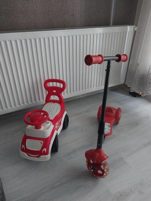 çocuk scooter ve ilk arabam