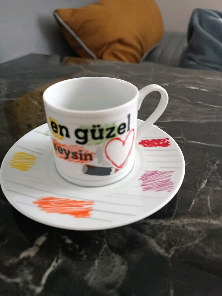 Kütahya porselen kahve fincanı - 2