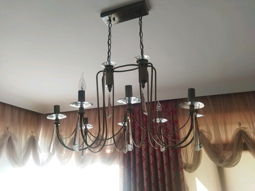 SIFIR BÜYÜK METAL VARAK AVİZE - 9