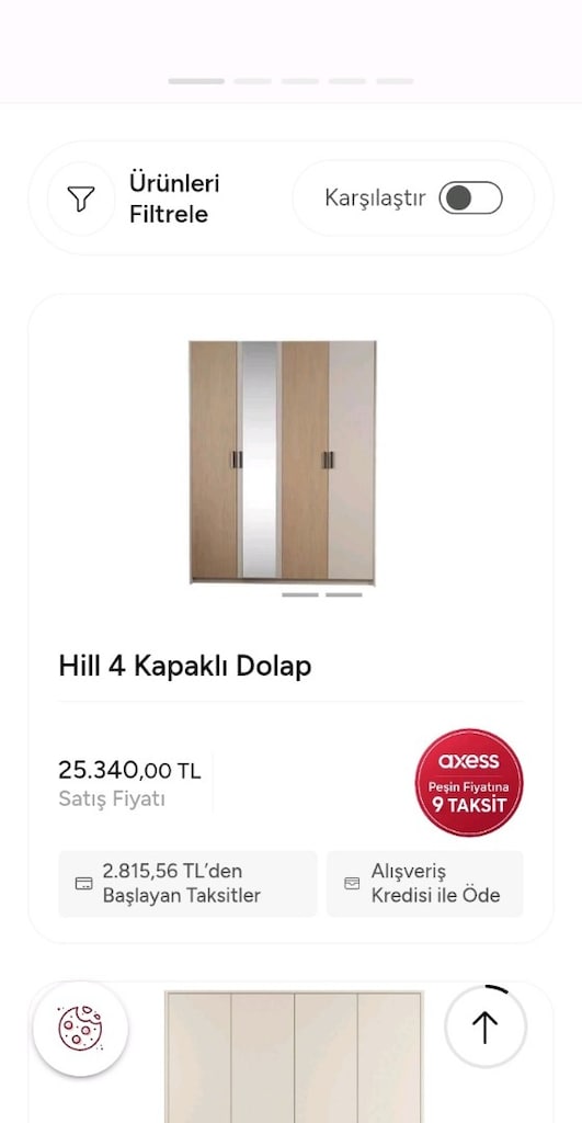 bir yaşında 4 Kapaklı yeni gibi Alfemo dolap - 2