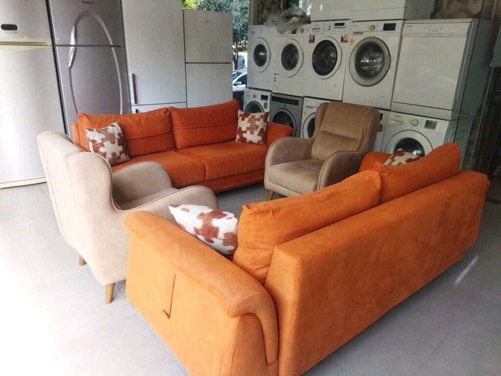 Az kullanılmış süngerli profil kasa lüks salon oturma Grubu - 7