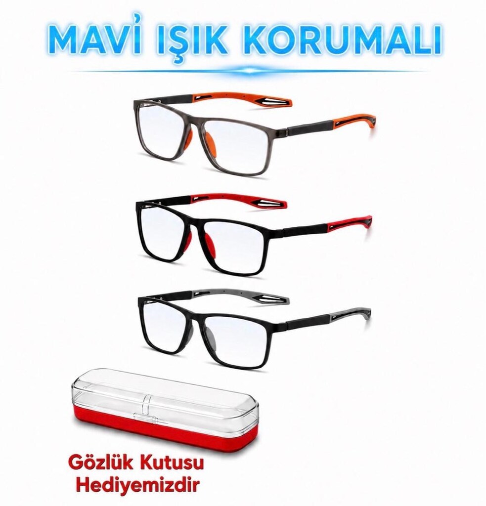 +0.50 Numara Marjinal Erkek Okuma Gözlüğü - 8