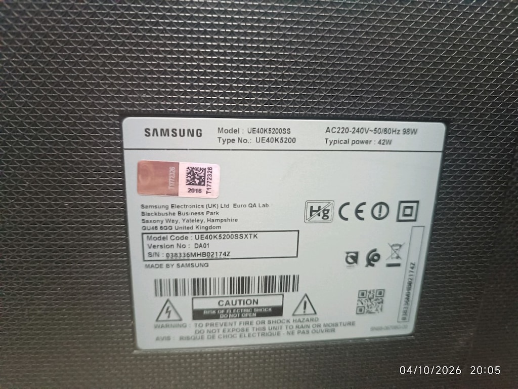 Samsung UE40 K 5200SS tv - 5