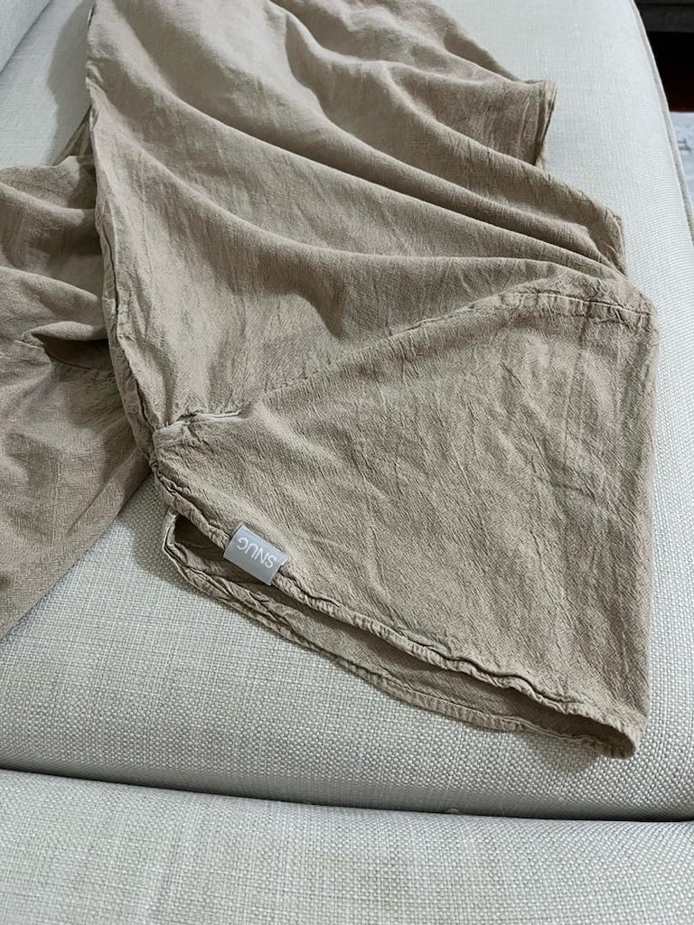 SNUG Açık Kahve Baggy Şalvar Pantolon - 8
