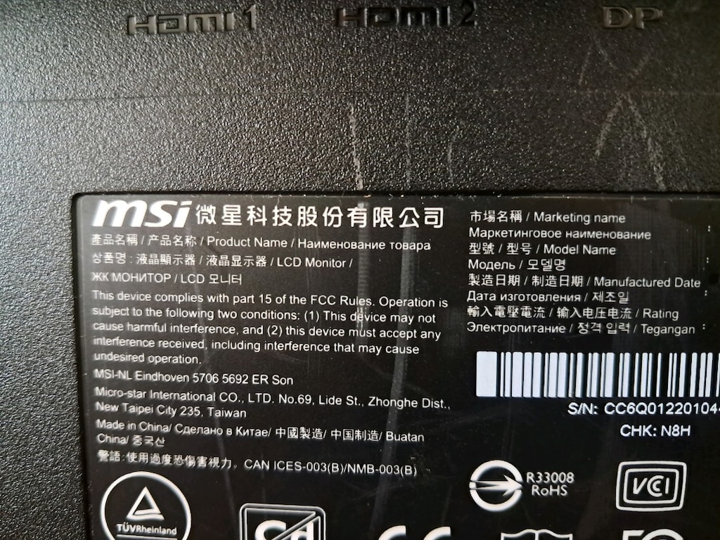 msi monitör - 2
