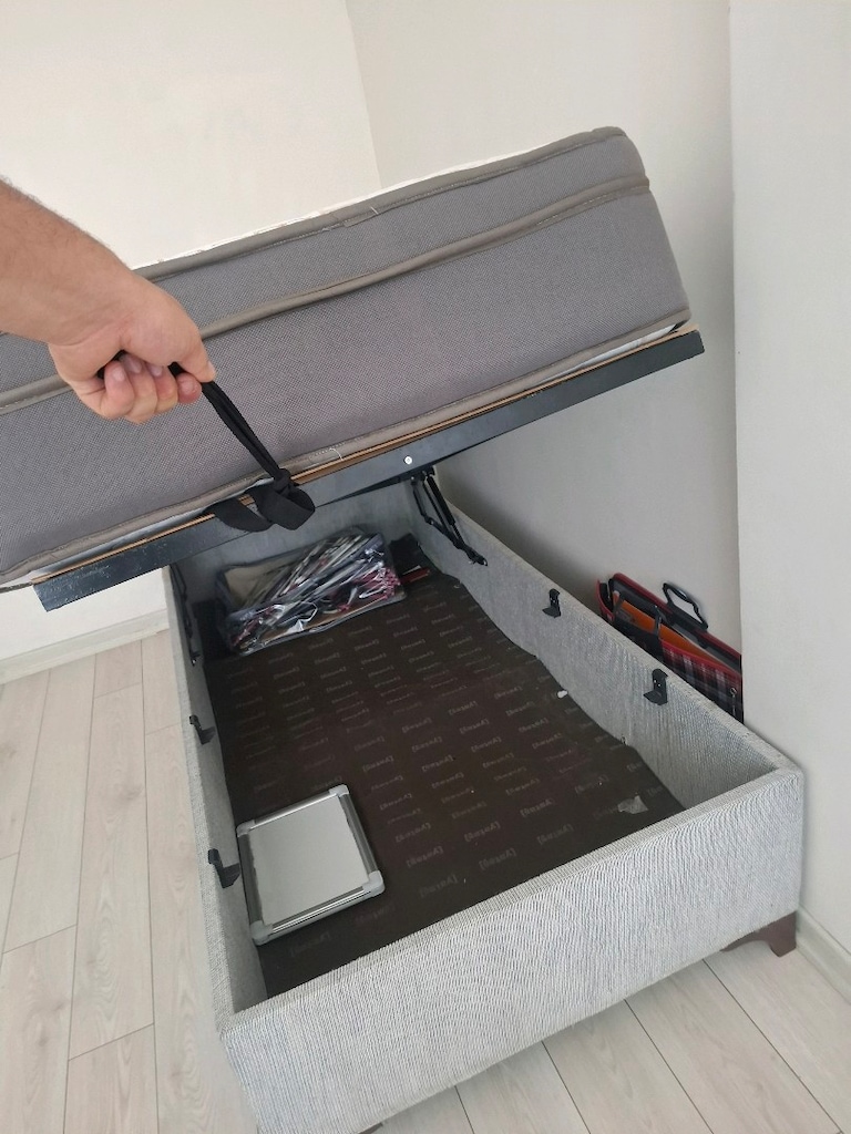 tek kişilik baza baslik yatak set tertemiz hemn teslim olur bolu merke - 2
