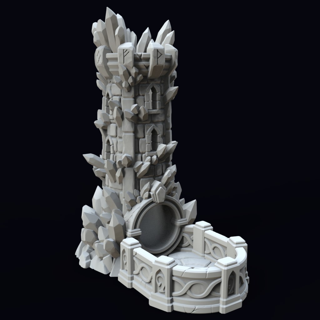 Özel üretim Dicetower (Zar kulesi) D&D için - 17