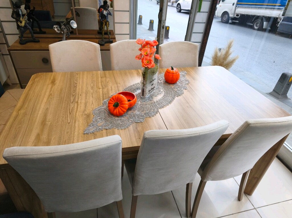6 kişilik yemek masası - 5