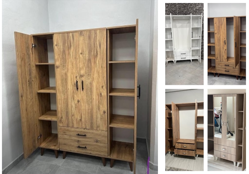 4 kapaklı elbise dolabı muqzqvzlem - 5