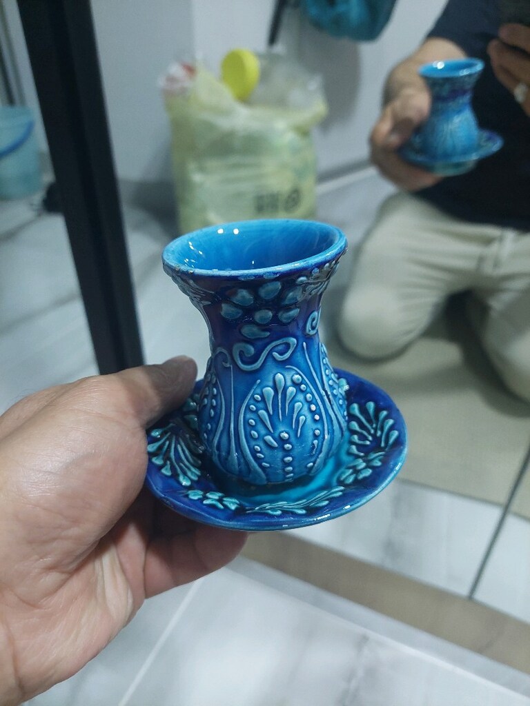 Çini çay bardağı. Aksesuar. - 2