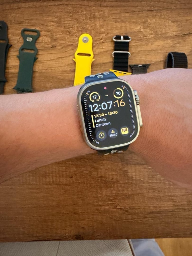 Apple Watch Ultra 2 – %97 Pil – Kutulu + Ekstra Kordonlar - 5