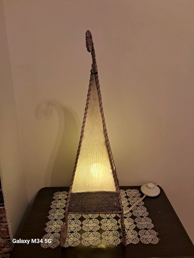 El yapımı otantik lamba - 3