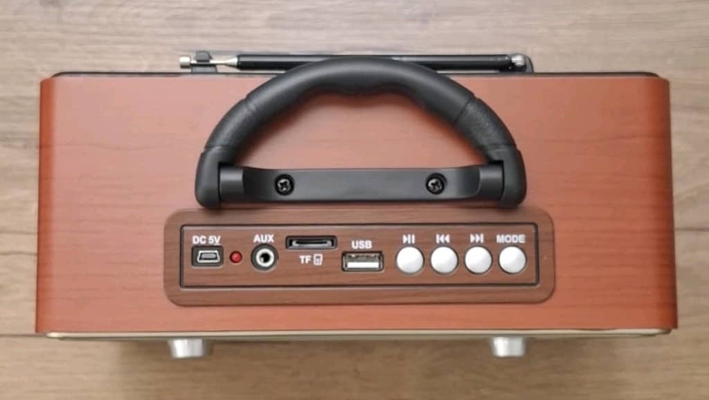 CARBOON M-112BT Nostaljik Bluetooth Radyo – Kutulu, Kumandalı, Hiç Kul - 3