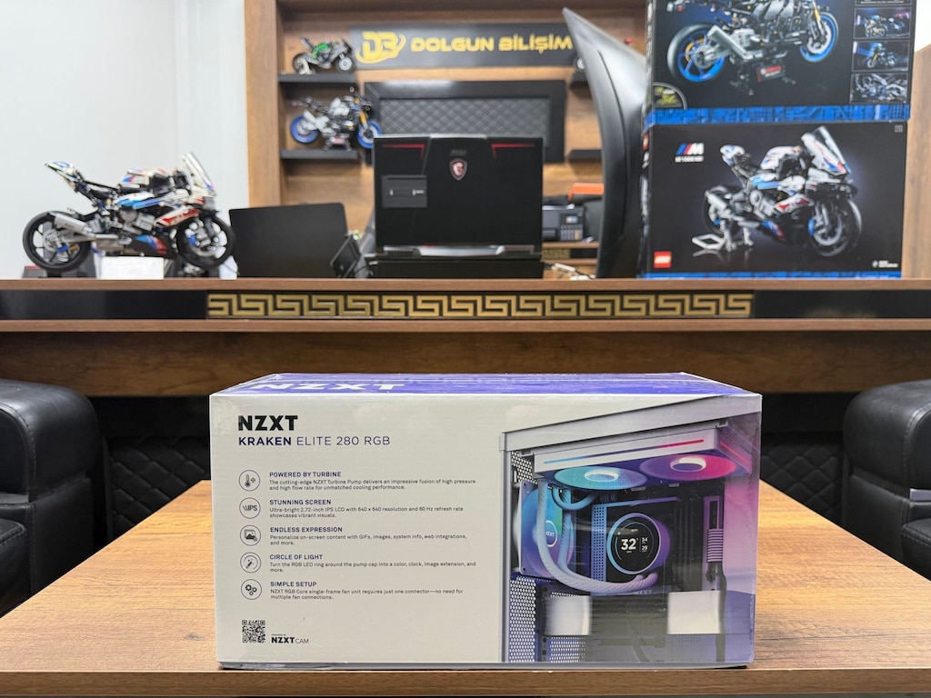NZXT Kraken Elite 280RL-KR28E-W2 280mm RGB Beyaz İşlemci Sıvı Soğutucu - 2