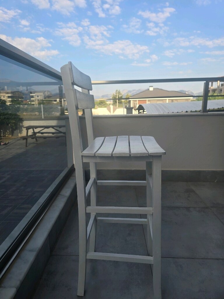 ahşap bar sandalyei - 2