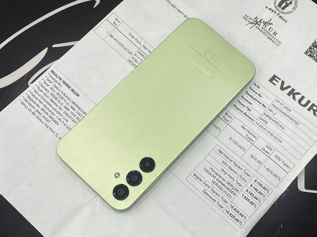 SAMSUNG GALAXY A14 YEŞİL FATURALI 4/128GB DEĞİŞENSİZ TERTEMİZ - 3