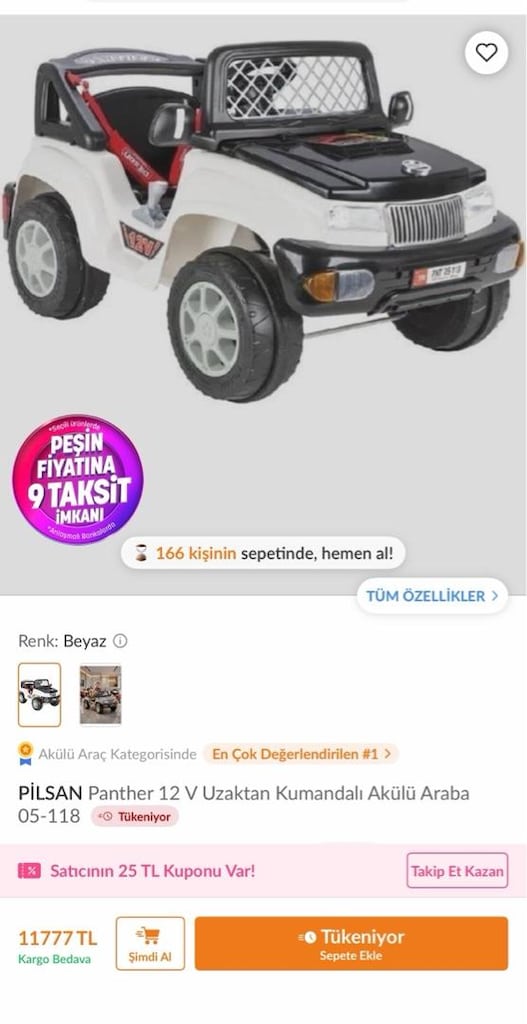 pilsan akülü araba - 15
