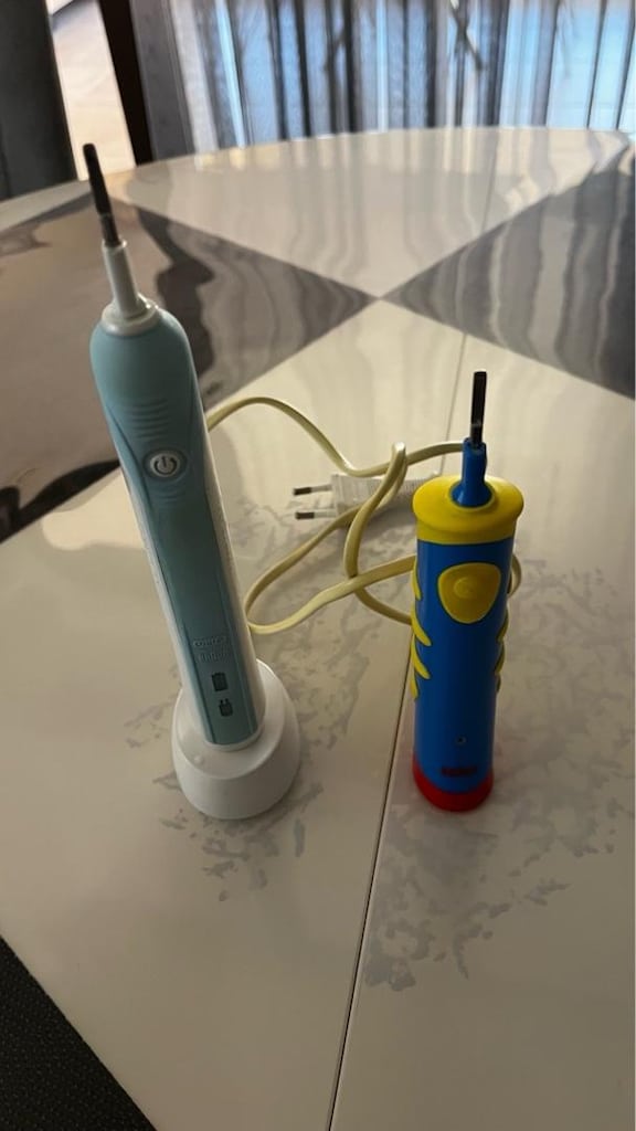 braun oral b elektirikli diş fırçası seti