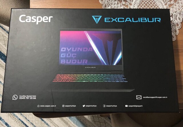 CASPER EXCALIBUR G770 TERTEMİZ KUTULU