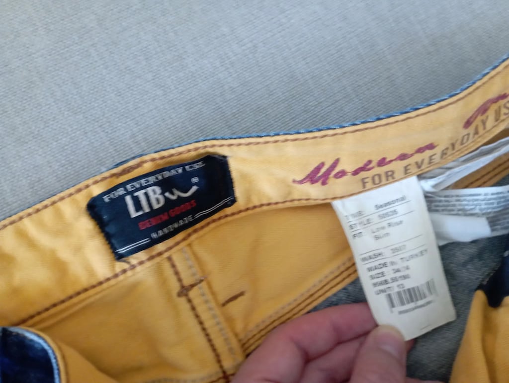 LTB Yırtık Detaylı Mavi Jean Pantolon 34/34 beden - 9