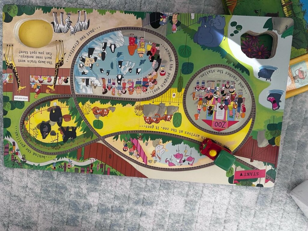 Usborne pull back busy train - 2