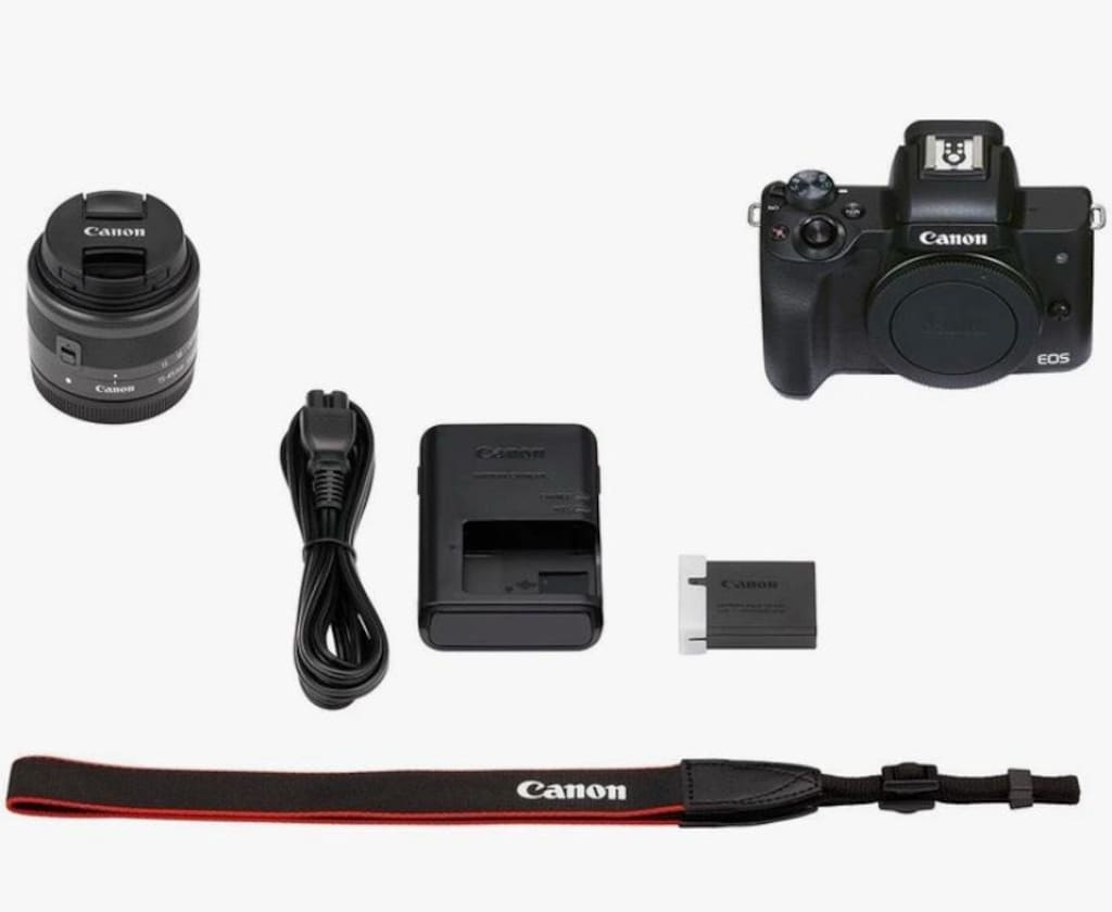 CANON EOS M50 BK M15-45 IS Vlogger Kit (Sıfırdan Farksız) - 19
