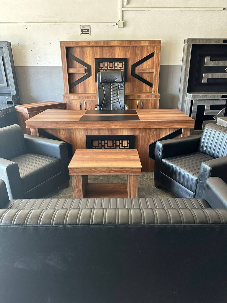 NET OFİS MOBİLYALARI MAKAM TAKIMI KOLTUKLAR DAHİL 9 PARÇA 220CM - 8