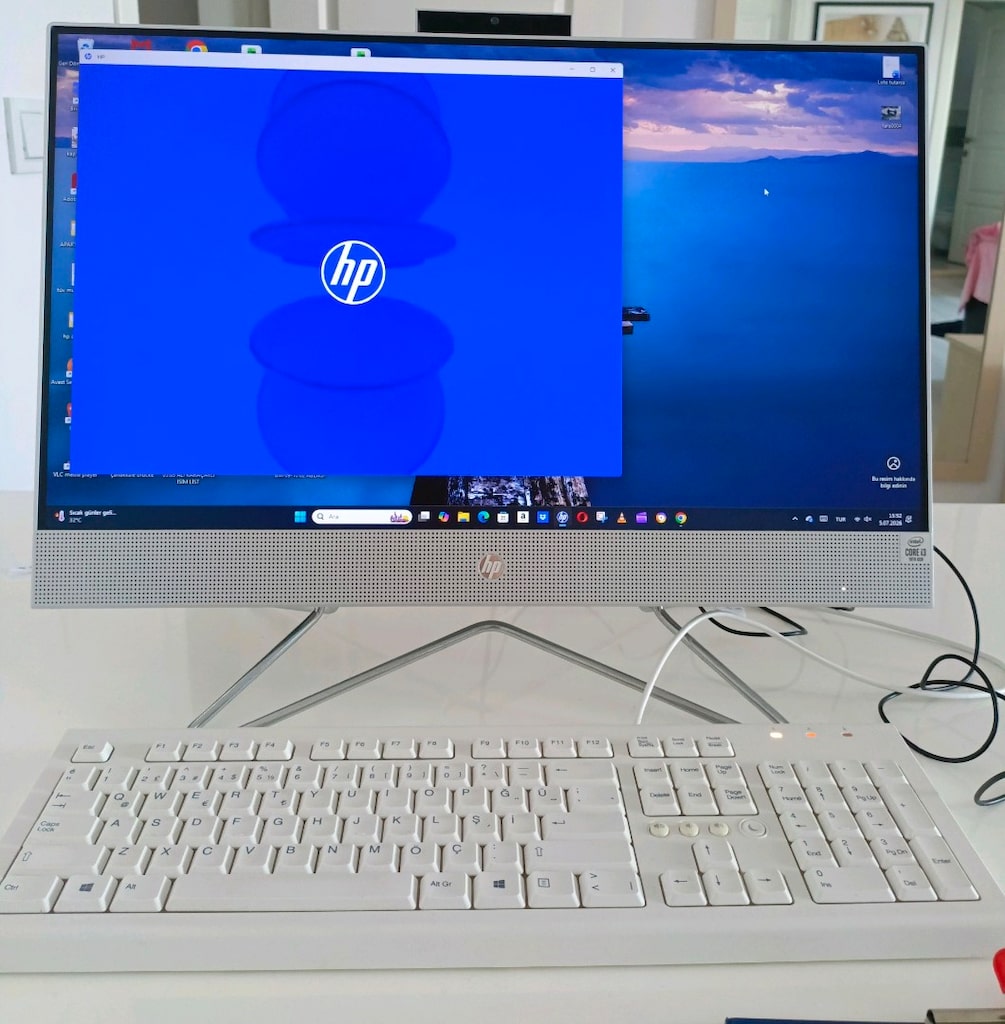 Büyük ekranlı All in One Hp Bilgisayar