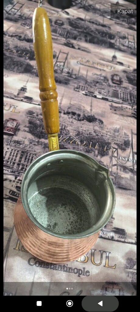 Bakır cezve - 2