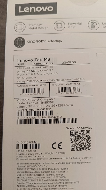 Lenovo Tab M8 HD Tablet - 2