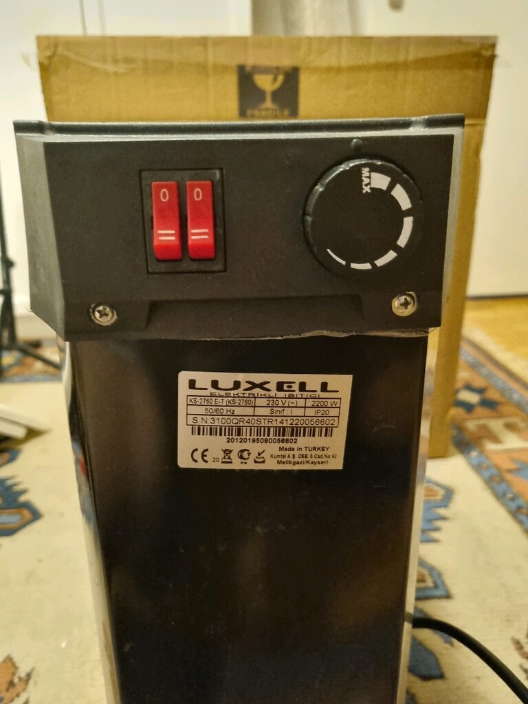 LUXELL LX-2760 Mini Quartz Şömine - 3