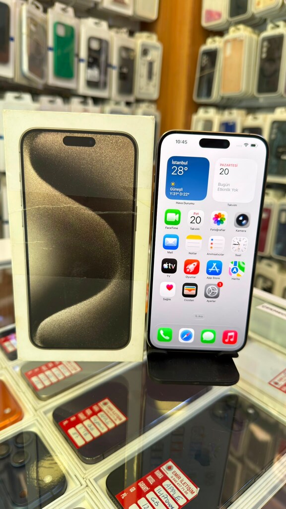15 Pro Max 256 gb sıfırdan farksız garantili takasa açık - 6