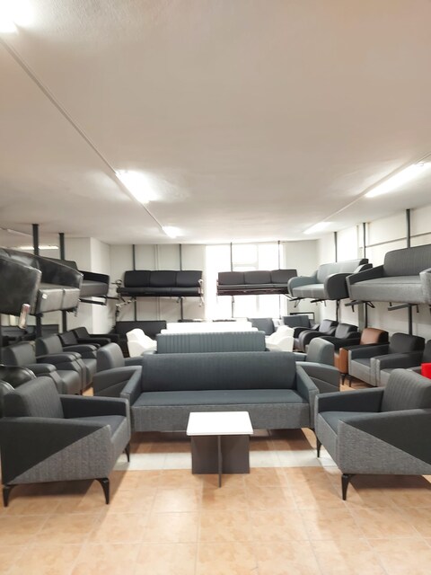 KLAS OFİS ÜSKÜDAR GRİ KUMAŞ 3+1+1 KOLTUK TAKIMI SIFIR