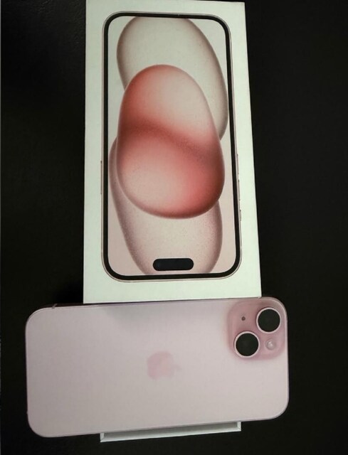 İPhone 15 pembe YURTİÇİ 128 GB PİL 100