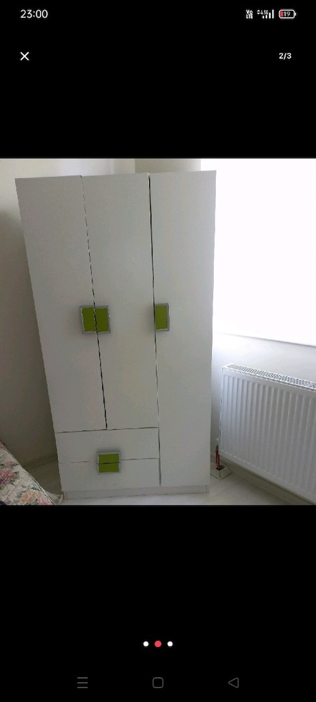 tek kişilik gardorop 8000 TL ve yatak 4000 TL ikisi birlikte 10000 tl - 3