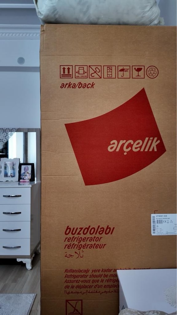 Arçelik BUZDOLABI Kapalı kutu hiç kullanılmamış - 3