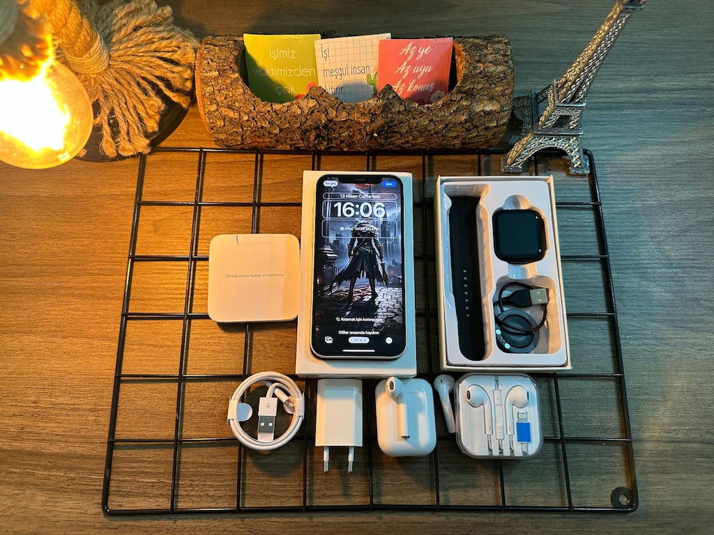 GARANTİLİ 256 İPHONE 12 WHİTE - 2