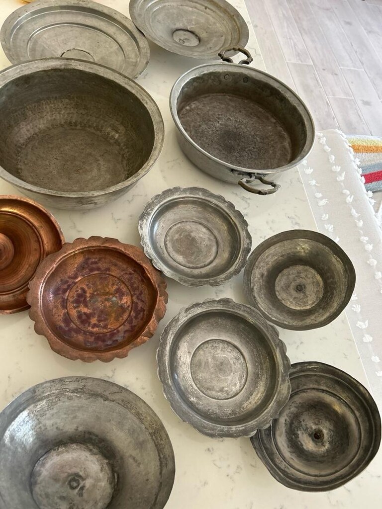 Bakır Tencere ve Şekerlikler - 2