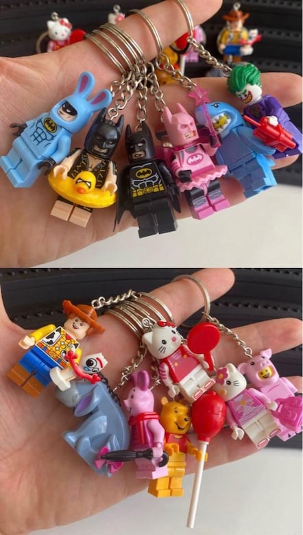 Lego Figürlü Anahtarlık Seti - 3