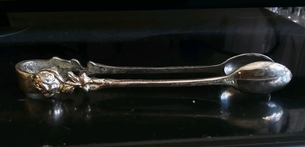 Antika Pirinç şeker Maşası, temiz - 2