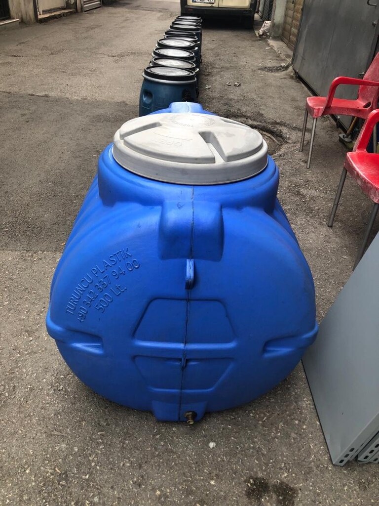 içi beyaz 500 lt depo - 5